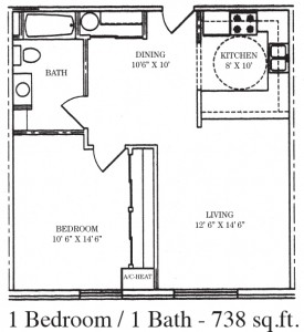 Havenwood Lake one bedroom